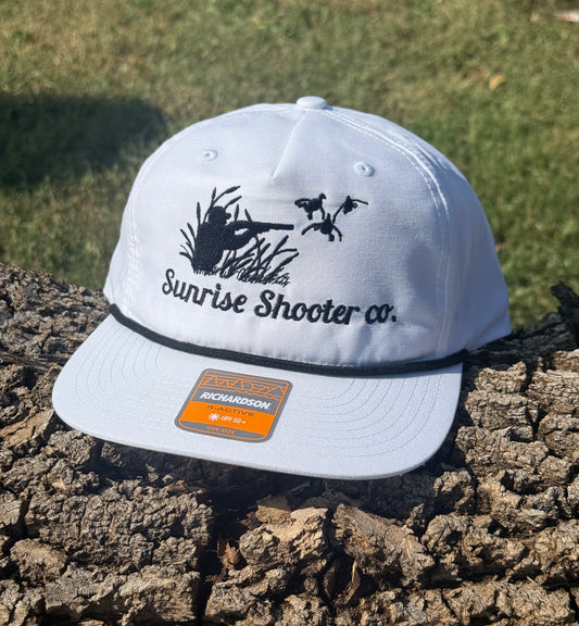 White Duck Hunting Logo