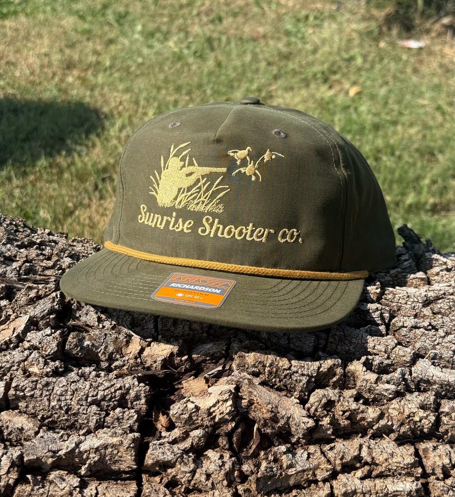 Green Duck Hunting Logo