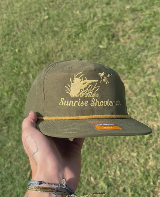 Green Duck Hunting Logo